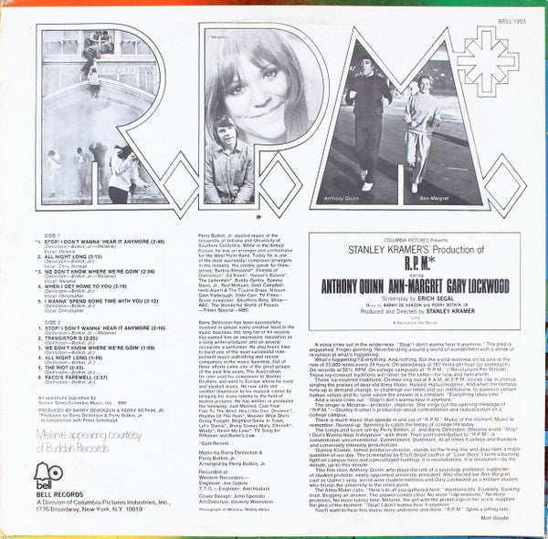 R.P.M. (The Original Motion Picture Soundtrack) - secondary