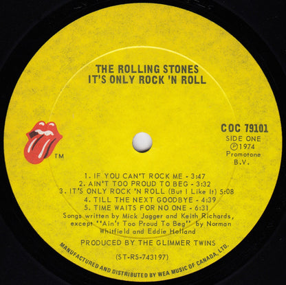 It's Only Rock 'N Roll - secondary