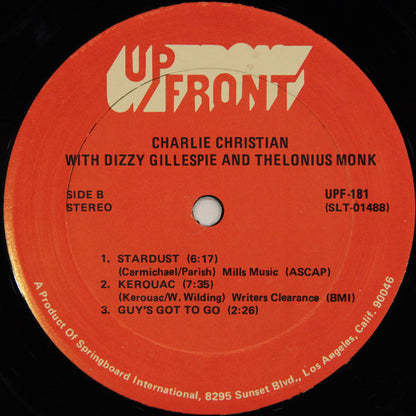 Charlie Christian With Dizzy Gillespie & Thelonius Monk - secondary