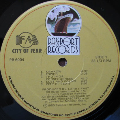 City Of Fear - secondary