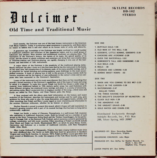 Dulcimer - Old-Time And Traditional Music - secondary