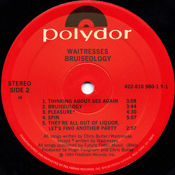 The Waitresses - Bruiseology