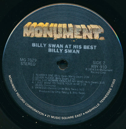 Billy Swan - At His Best
