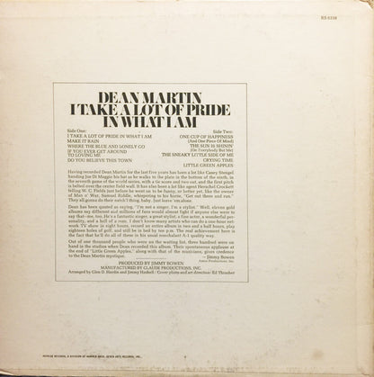 Dean Martin - I Take A Lot Of Pride In What I Am