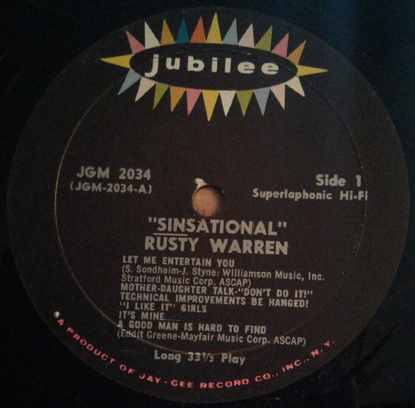 Rusty Warren - Sinsational