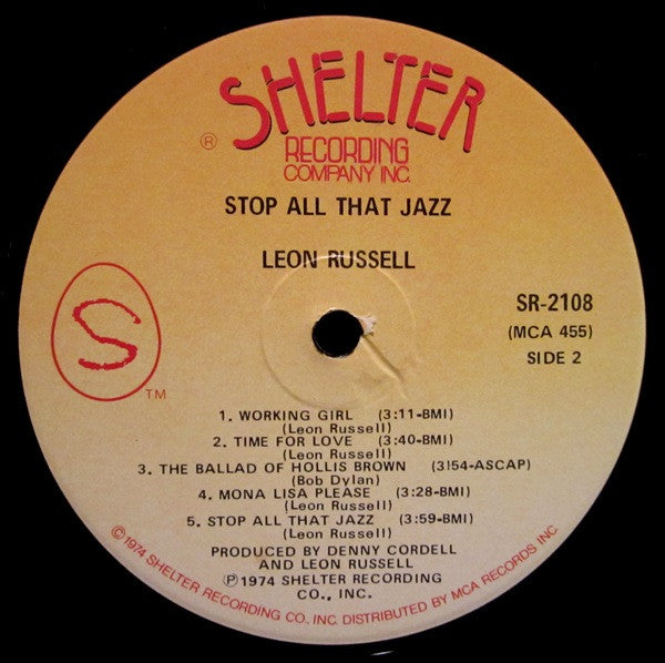 Stop All That Jazz - secondary