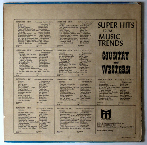 Super Hits - Country & Western - secondary