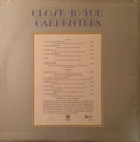 Close To You - secondary