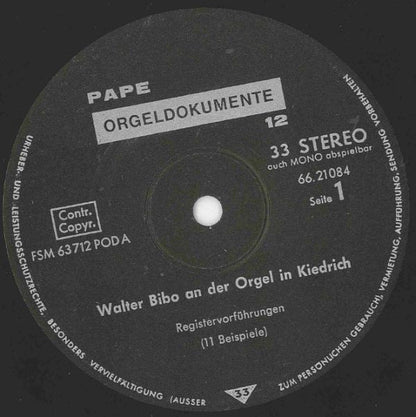 Registervorführungen Und Werke Alter Meister - secondary