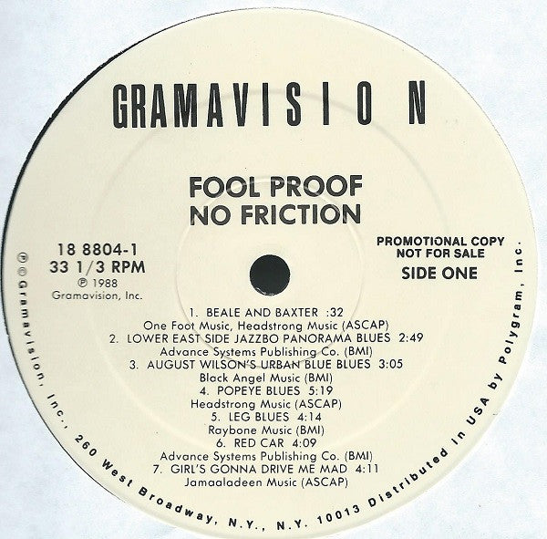 No Friction - secondary