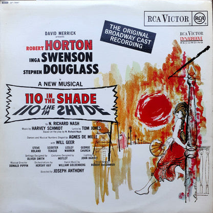 "110 In The Shade" Cast, Robert Horton, Inga Swenson, Stephen Douglass, Harvey Schmidt, Tom Jones - 110 In The Shade - The Original Broadway Cast