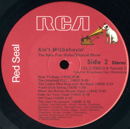 Ain't Misbehavin': The New Fats Waller Musical Show - secondary