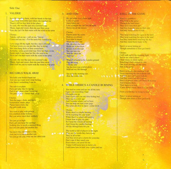 Talking Back To The Night - secondary