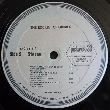 Original Supercharged Rock N' Roll Hits! - secondary