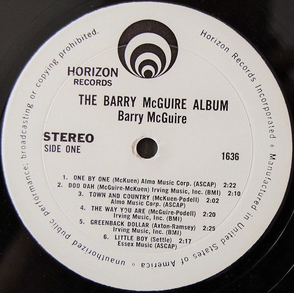 The Barry McGuire Album - secondary