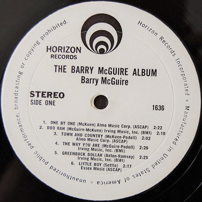 The Barry McGuire Album - secondary