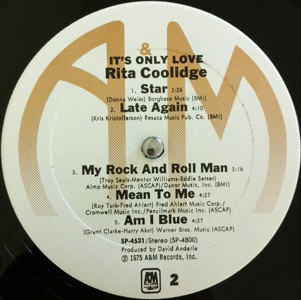 Rita Coolidge - It's Only Love