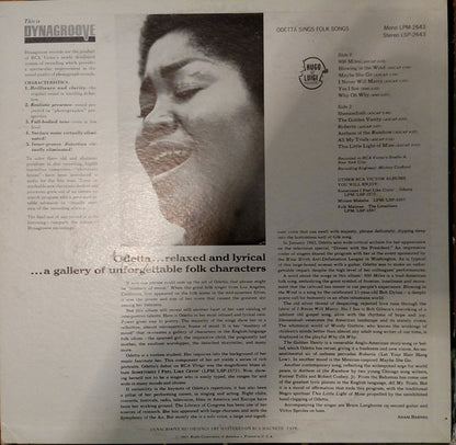 Sings Folk Songs - secondary