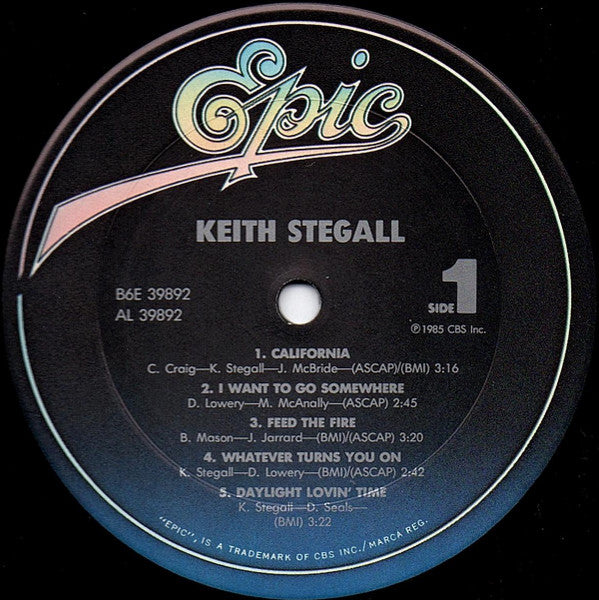 Keith Stegall - secondary