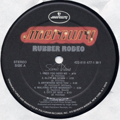 Rubber Rodeo - Scenic Views