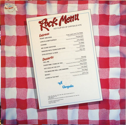 Rock Menu - Hot Platter Of Chrysalis Hits - secondary
