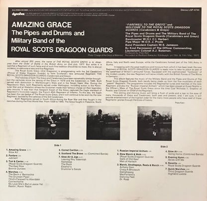The Pipes And Drums Of The Royal Scots Dragoon Guards (Carabiniers And Greys), The Military Band Of The Royal Scots Dragoon Guards (Carabiniers And Greys) - Amazing Grace