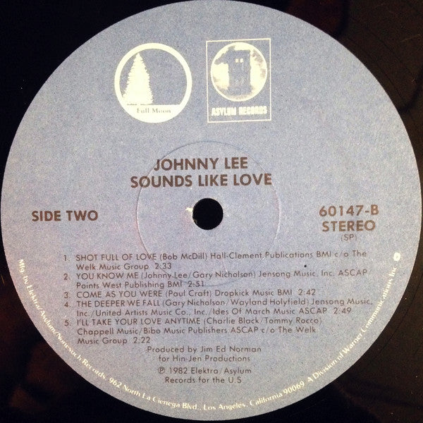 Johnny Lee (3) - Sounds Like Love