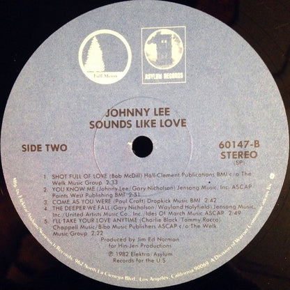 Johnny Lee - Sounds Like Love