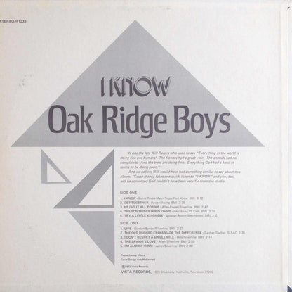 The Oak Ridge Boys - I Know