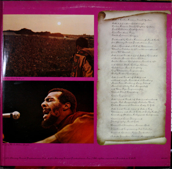 Richie Havens On Stage - secondary