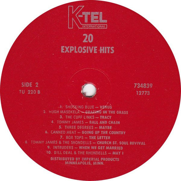 20 Explosive Hits - secondary