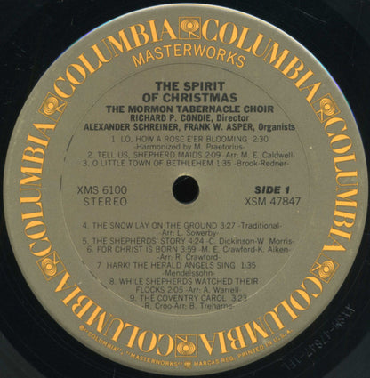 The Spirit Of Christmas: Christmas Carols Sung By The Mormon Tabernacle Choir - secondary