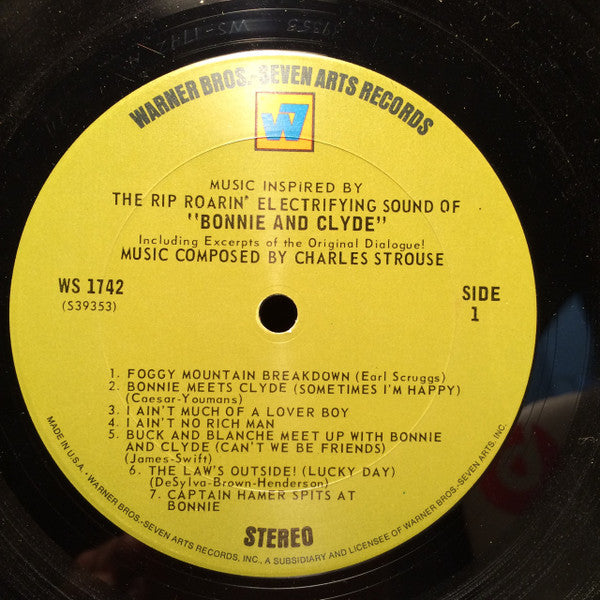 Charles Strouse - Music Inspired By The Rip Roarin' Electrifying Sound Of "Bonnie And Clyde" (The Original Motion Picture Score)