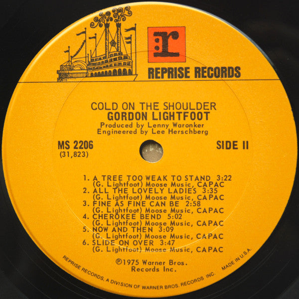 Cold On The Shoulder - secondary