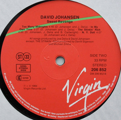 David Johansen - Sweet Revenge