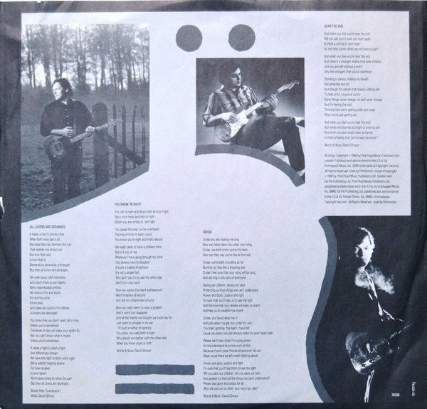 David Gilmour - About Face