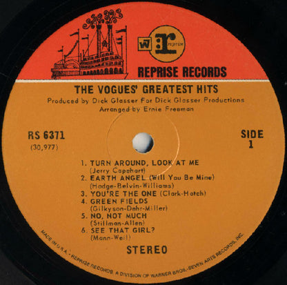 The Vogues' Greatest Hits - secondary