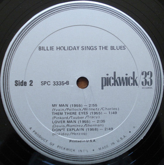 Billie Holiday Sings The Blues - secondary