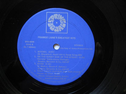 Frankie Laine's Greatest Hits - secondary