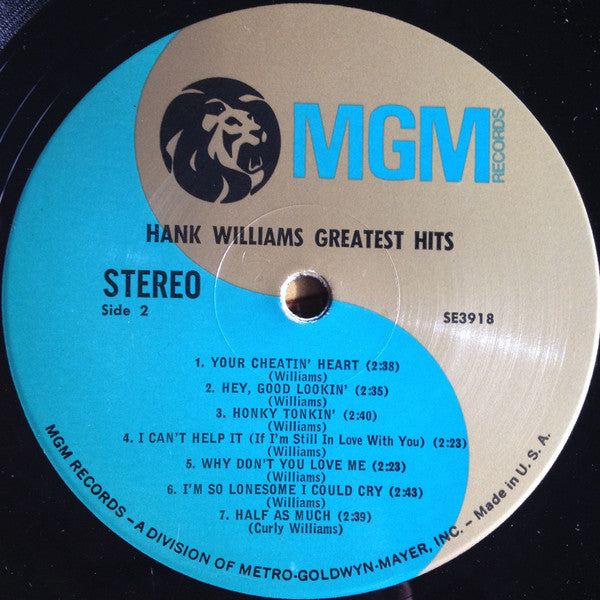 Hank Williams' Greatest Hits - secondary