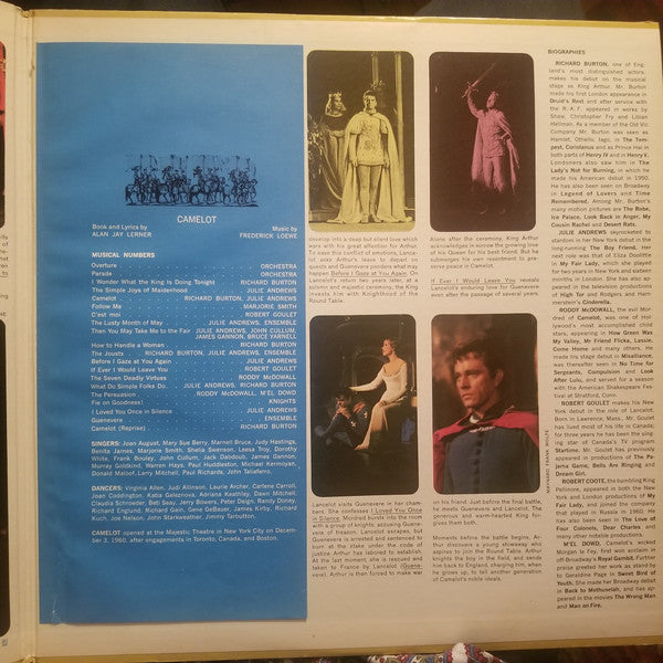 Alan Jay Lerner, Frederick Loewe, Julie Andrews, Richard Burton - Camelot (Original Broadway Cast Recording)