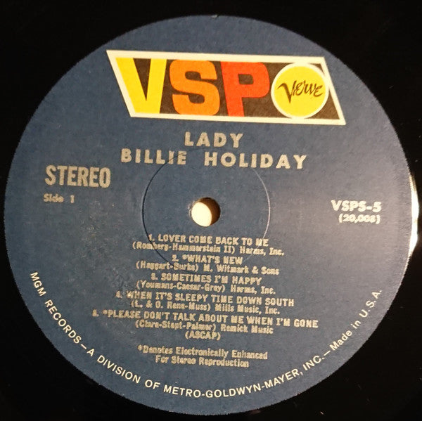 Billie Holiday - Lady