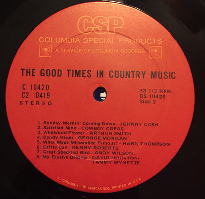 Various - The Good Times In Country Music