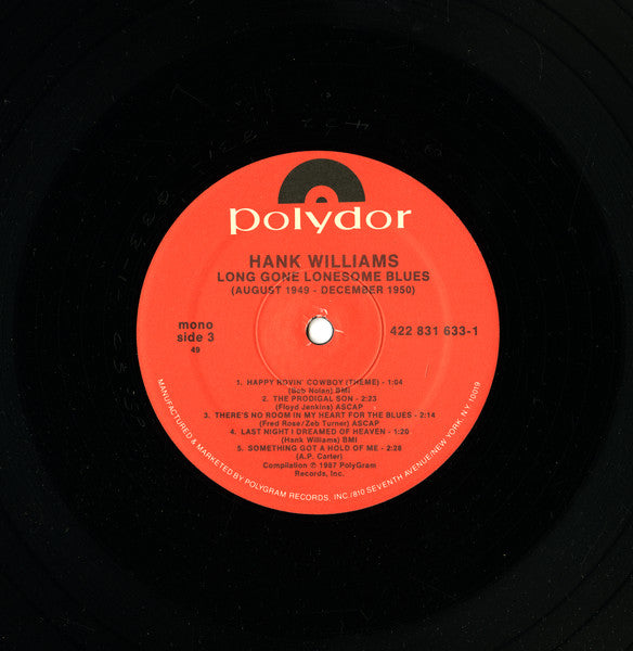 Long Gone Lonesome Blues : August 1949 - December 1950 - secondary