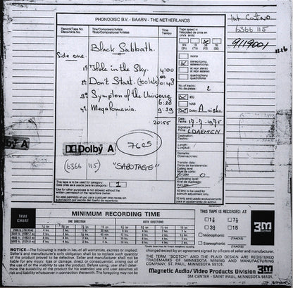 Sabotage - secondary