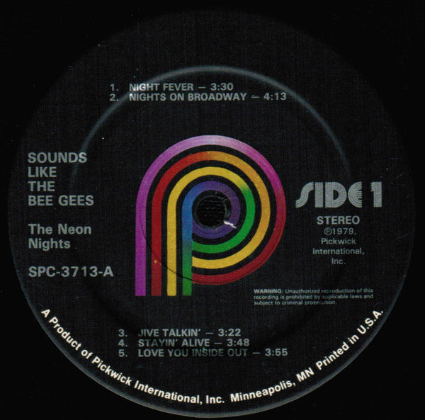 Neon Nights - Sounds Like The Bee Gees