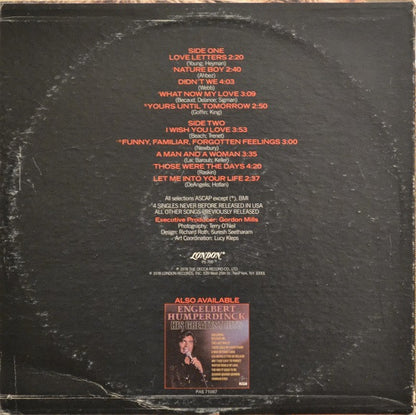 Engelbert Humperdinck - Love Letters