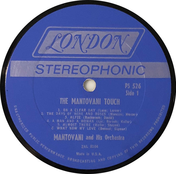 Mantovani And His Orchestra - The Mantovani Touch