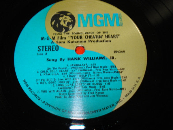 Your Cheatin' Heart (Original Motion Picture Sound Track) - secondary