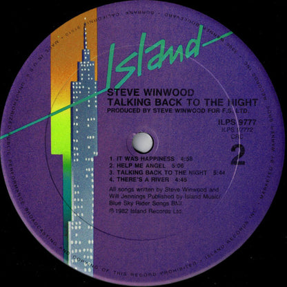 Talking Back To The Night - secondary